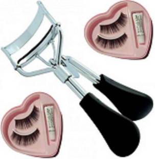 SKINPLUS 2 FALSE EYELASH WITH WITH CURLER