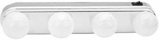 Arros LED Vanity Mirror Lights,Studio Glow Vanity Make-up Light Natural Light for Makeup Dressing Table with 4 LED Bulbs and Powerful Suction Cups 1 hrs Lantern Emergency Light