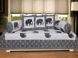 Texstylers Cotton Animal Diwan Set