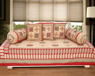 Texstylers Cotton Abstract Diwan Set