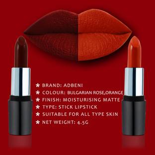 adbeni Moisturizing Matte Lipstick (Toya-001A-111-117) 4.5g Each Pack of 2