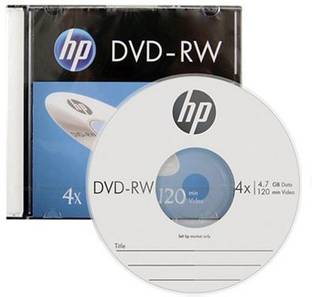 HP DVD Rewritable Jewel Case 4.7 GB
