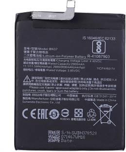 SMART Mobile Battery For  Xiaomi Redmi 6 | BN37 | 3000mAh