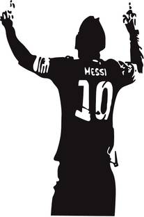 Wallzone 90 cm Messi Removable Sticker