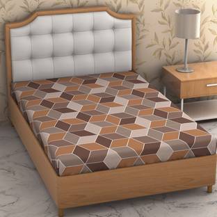 IWS Microfiber Single Flat 144 TC 3D Printed Bedsheet