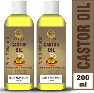 Cargo Cold Pressed Castor Oil for Skin & Hair Oil-200ML Hair Oil
