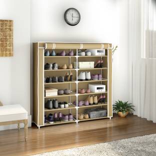 Flipkart Perfect Homes Studio 2 Door Plastic Collapsible Shoe Stand