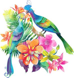 Flipkart SmartBuy Decorative Multicolor Wallpaper