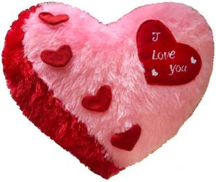 PICKKART RED & PINK HEART PILLOW
