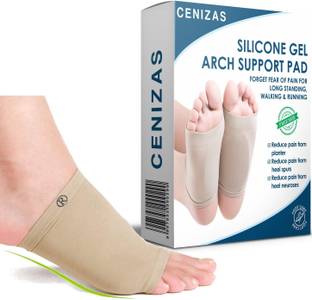 CENIZAS Unisex Flat Arch Support Socks Sleeves Pad - For Foot Pain Relief / For Flat Feet Foot Support
