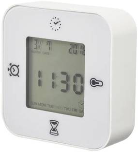IKEA Digital White Clock