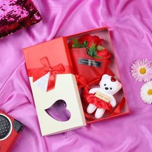 TIED RIBBONS Artificial Flower Gift Set