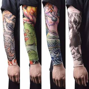 CATALOON Nylon Arm Sleeve For Men & Women With Tattoo