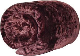 GKM Floral Single Mink Blanket for  Heavy Winter