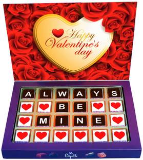 Expelite valentine day gift for boyfriend - 24 chocolates - valentine day gift for girlfriend Bars