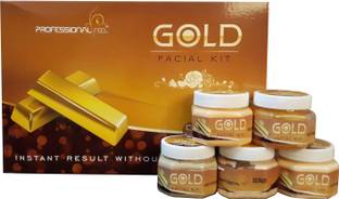 प्रोफेशनल Gold Facial Kit, Way To Use Facial Kit, Unisex for fairness, Whiting, Skin, Instant Result Without Damage Skin