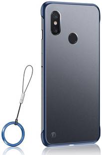 MOBILOVE Back Cover for Mi Redmi Note 5 Pro | Frameless Design Matte Finish Ultra Thin Bumper Case with Ring Buckle