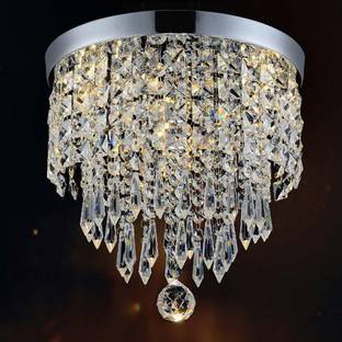 K9 CRYSTAL PRODUCTS Chandelier for Living Room Ceiling Light W 8'' * H 12'' Warm White K9-9PQ3 Chandelier Ceiling Lamp