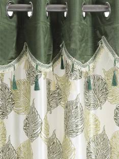 Cortina 270 cm (9 ft) Long Door Polyester Curtain Single Curtain
