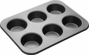 smile4u Aluminium Cupcake/Muffin Mould 6