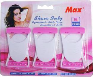 MAX Perfect Disposable 6 Blades Body, Men & Women
