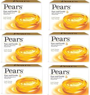 Pears Pure & Gentle Soap Bar (6 x 125 g)
