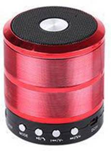 hitvill 7 Bluetooth Speaker High Quality Sound Deep Bass ( Red ) 4 W Bluetooth Speaker