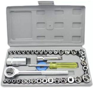 J M FASHION 40 PCS socet Wrench Set Single Sided Rachet Wrench