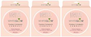 LOTUS WHITEGLOW FLAWLESS COMPLEXION COMPACT ( Pack Of 3 ) Compact