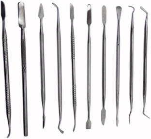 Scorpion 10 PC Wax Carver/Probes Stainless Steel In Pouch Circlip Plier
