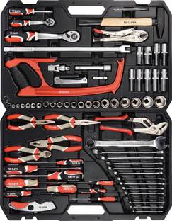 YATO YT-38911 Socket Set 1/4Inch , 1/2Inch Tool kit that has been developed to meet the needs of specialized automotive and mechanical services Socket Set