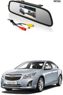 PRTEK Rear View 4.3 Inch TFT LCD Monitor Mirror Screen Display For Reverse Parking and Rear View Black LCD  (10.922 cm) a14 Black LCD