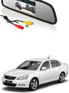 PRTEK Rear View 4.3 Inch TFT LCD Monitor Mirror Screen Display For Reverse Parking and Rear View Black LCD  (10.922 cm) a202 Black LCD