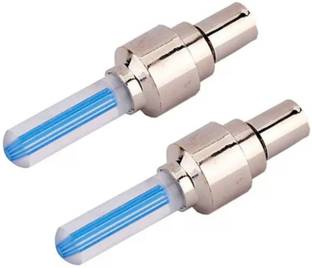 FASTPED Blue Valve Light LED bicycle Wheel Reflectors (Blue) LED Wheel Reflectors