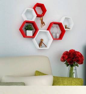 DECORASIA Wooden Wall Shelf