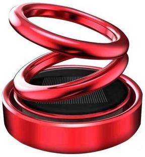 COMODO Orange Car Freshener Diffuser New Car Aroma Diffuser Air Freshener Purifier Perfume Scent Fragrance Solar Power Autorotation Car Ornament Accessories Air Purifier