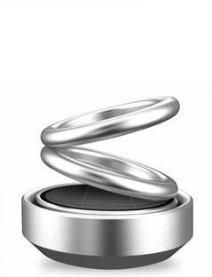 COMODO Musk Car Freshener Diffuser New Car Aroma Diffuser Air Freshener Purifier Perfume Scent Fragrance Solar Power Autorotation Car Ornament Accessories Air Purifier