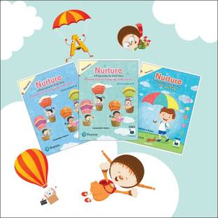 English Activity Books for Kids' (2-3 years) | Learn, Trace & Colour Small & Capital Letters (A-Z)|Stickers,Solve A Maze Activities,Stories|Nurture-A Programme for Early Years Communication, Language and Literacy Combo|Nursery|By Pearson