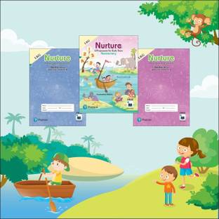 Maths Activity Book for Kids (3-4 years)|Learn by Writing,Coloring & Tracing Numbers(1-50),What comes Before,After & Between|Draw Shapes & Patterns|Nurture-A Programme for Early Years Numeracy Coursebook Combo|LKG|By Pearson