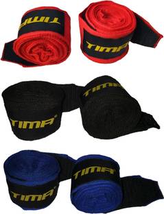TIMA Hand Wraps for MMA & Boxing (3 Pair) Black Boxing Hand Wrap