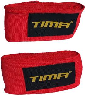 TIMA Elastic Cotton Handwraps-Boxing, Kickboxing, MMA Training Workout, Mexican Bandage Black Boxing Hand Wrap