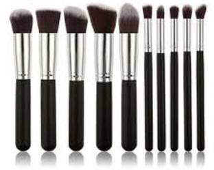 Katti Del Coco Makeup Brush Set Premium Cosmetics Foundation Blending Blush Eyeliner (black )
