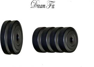 DreamFit 40 kg 40 Kg SPARE WEIGHT ( 5 Kg x 4 PLATES , 10 Kg X 2 PLATES ) PVC Home Gym Combo