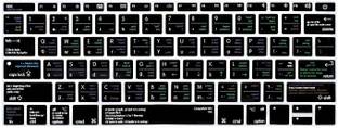 Saco Hot Key Function Shortcut Silicone Keyboard Cover Skin Vim Laptop Keyboard Skin