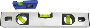 Inditrust Mini Spirit Level 4inch and other Spirit Level 12inch (Pack of 2pc) Magnetic Carpenter's Level