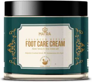 Matra Foot Cream for Cracked Heels and Dry Feet with Aloe Vera & Tea Tree Oil