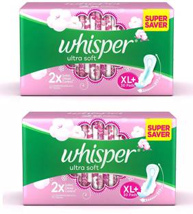 Whisper Ultra Overnight Sanitary Pads with Wings Sanitary Pad