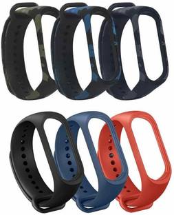 AUDICE BEST BUY Combo of 04 pieces Replacement Fitness Tracker Wrist Belt Band MI 3 & 4 Smart Band Str...