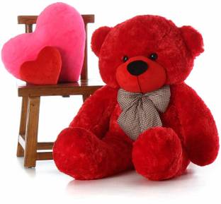 Bhagwati Soft Toy 2 Feet Red Teddy Bear for Girls and Kids  - 60.96 cm