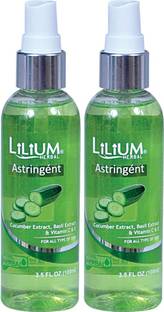 LILIUM Cucumber Skin Toner 100ml Pack of 2 Women